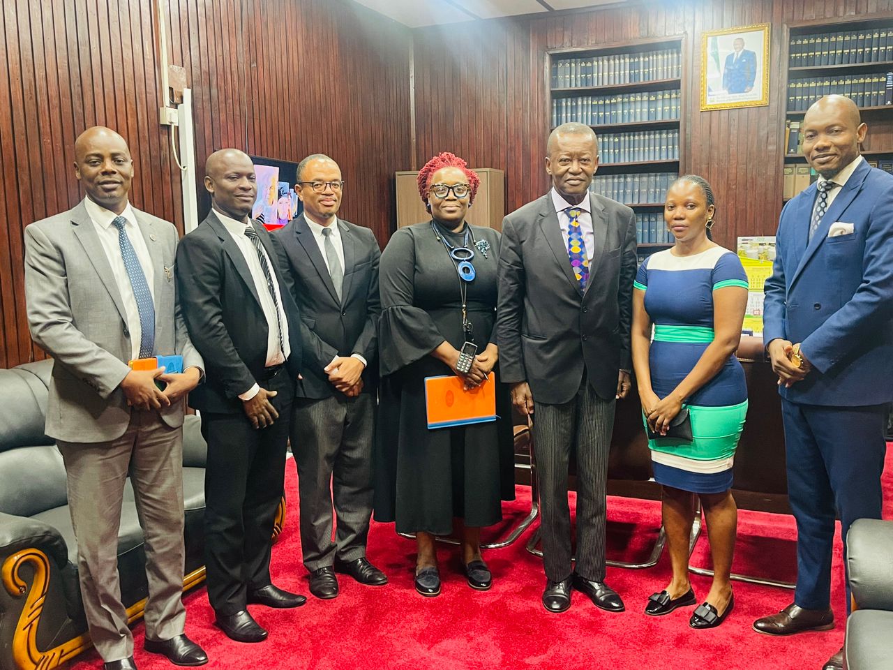 Ombudsman Staff and Chief Justice